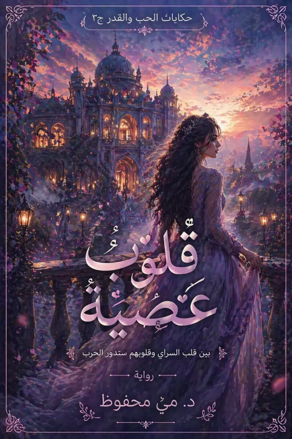 غلاف رواية قلوب عصية